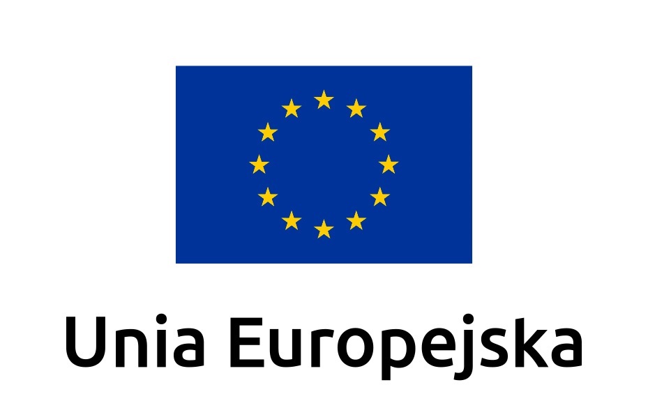 Flaga Unii Europejskiej - okrąg złożony z dwunastu złotych gwiazd na błękitnym tle.