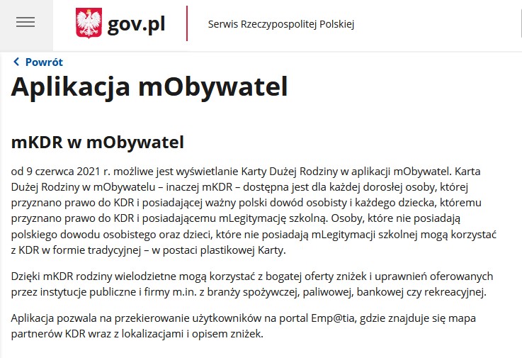 informacja z gov.pl