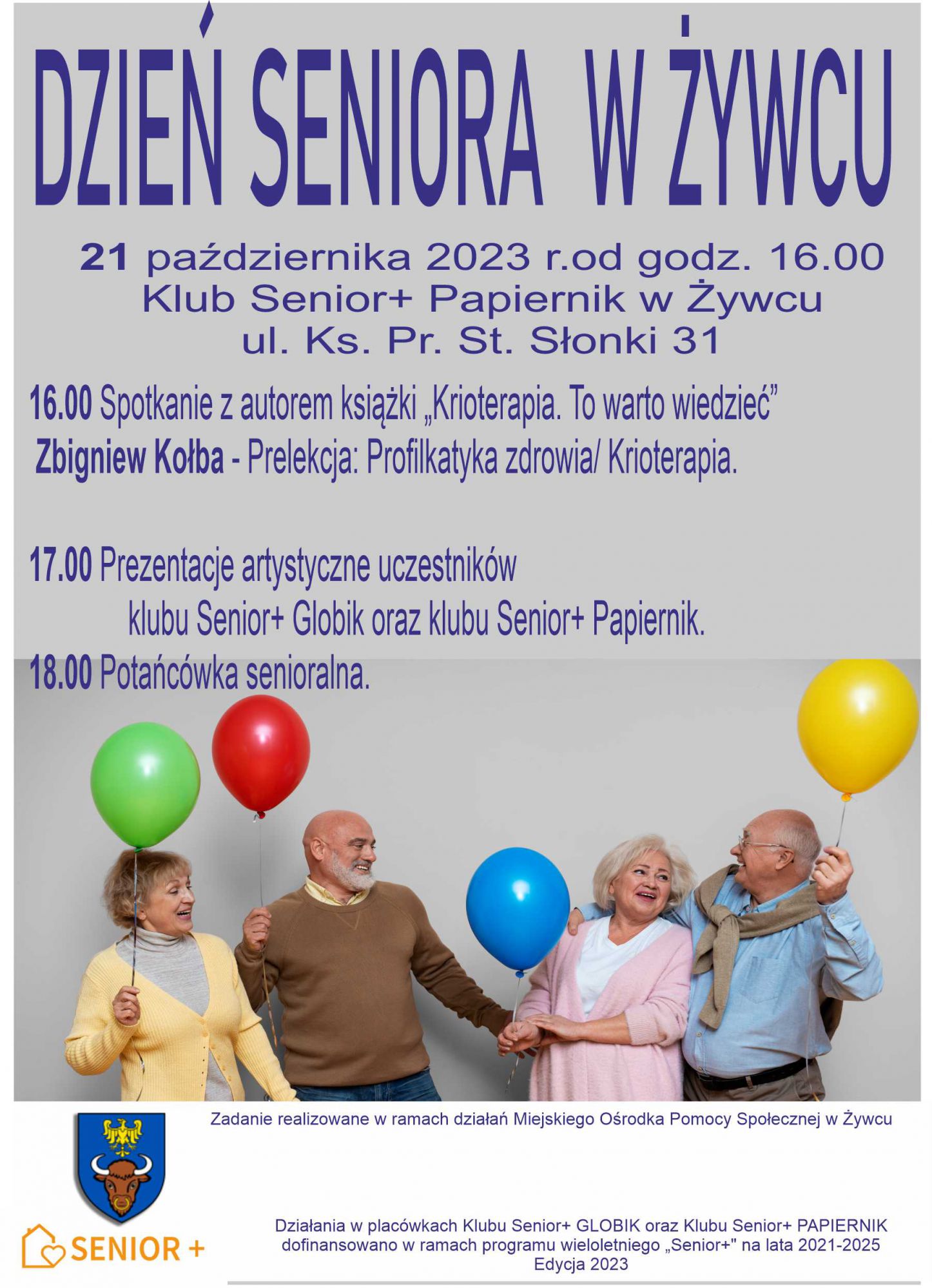 Plakat Dzień Seniora 2023