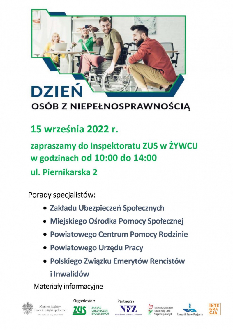 DZIEŃ OSÓB Z NIEPEŁNOSPRAWNOŚCIĄ